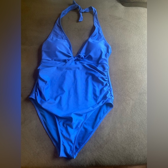 Catherine Malandrino Blue One Piece Swimsuit - Picture 1 of 6